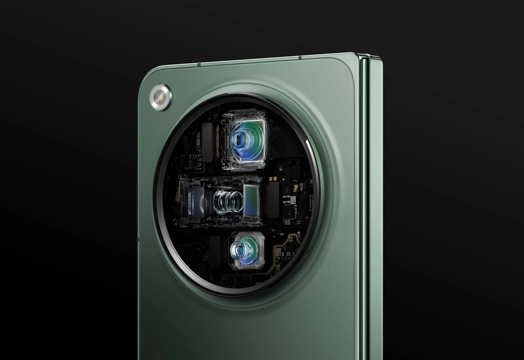 Hệ thống cảm biến xếp chồng mới của Sony được tích hợp trong OnePlus Open. Ảnh: OnePlus